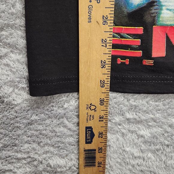 Rock Revolucion EMINEM Slim Shady Black Crewneck Double Sided Graphic T shirt - Picture 10 of 16